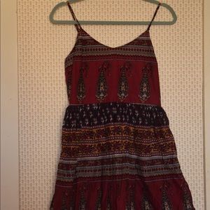 Paisley Print Gauze Dress XXI